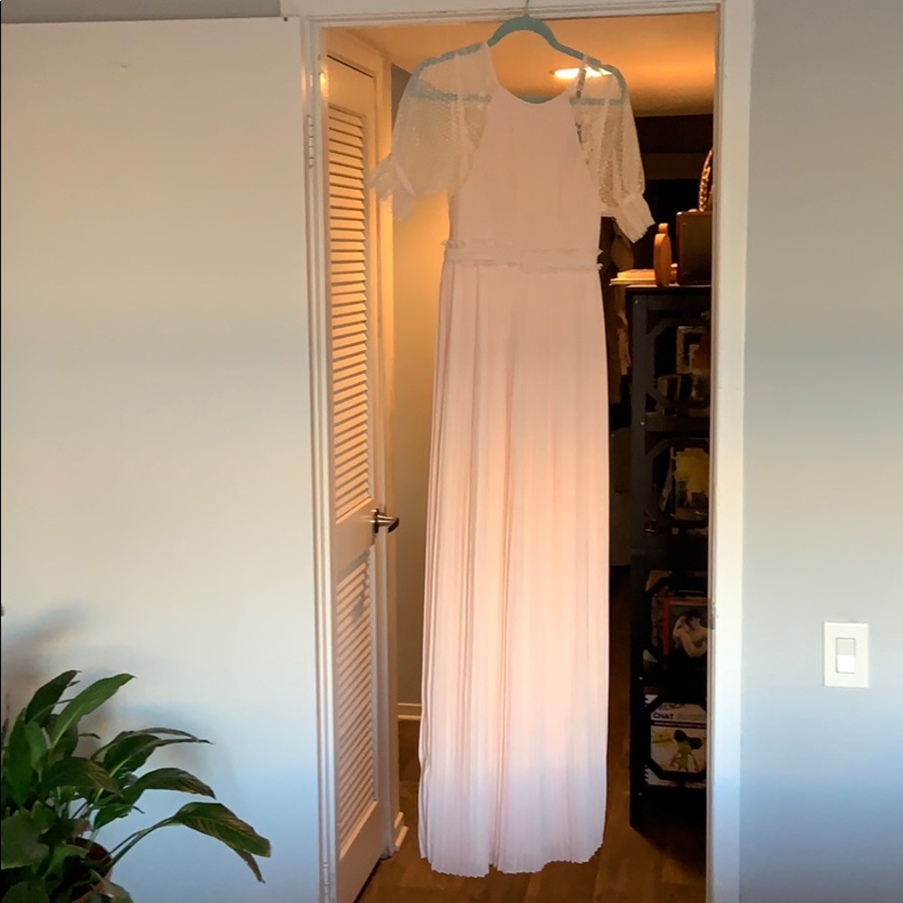 ASOS Pleated Maxi Bridesmaid Dress